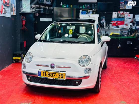 פיאט 500 Lounge דואולוג'יק 1.2 (69 כ"ס) בנזין 2016 למכירה בטייבה