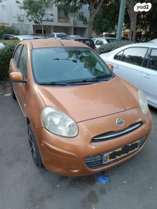 ניסאן מיקרה Acenta אוט' 1.2 (80 כ''ס) בנזין 2012 למכירה בפתח תקווה