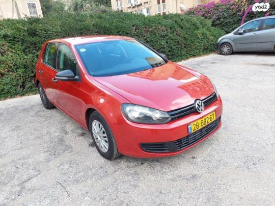 פולקסווגן גולף Trendline ידני 5 דל' 1.6 (102 כ"ס) בנזין 2009 למכירה בפתח תקווה