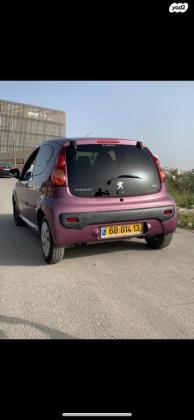פיג'ו 107 Active אוט' 1.0 (68 כ''ס) בנזין 2012 למכירה בירושלים