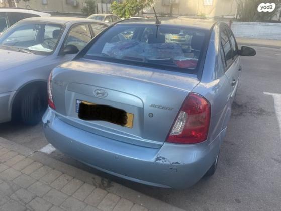 יונדאי אקסנט (עד 2012) GL אוט' 1.4 (97 כ''ס) בנזין 2010 למכירה ביבנה