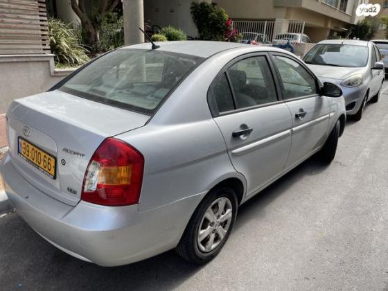 יונדאי אקסנט (עד 2012) GL אוט' 1.6 (112 כ''ס) בנזין 2008 למכירה ברמת גן