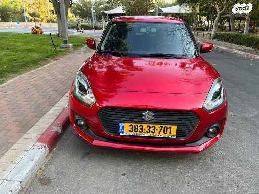 סוזוקי סוויפט GLX אוט' 1.2 (90 כ"ס) בנזין 2018 למכירה בתל אביב יפו