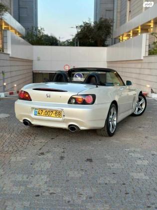 הונדה S 2000 קבריולט ידני 2.0 (240 כ''ס) בנזין 2008 למכירה בקדימה צורן
