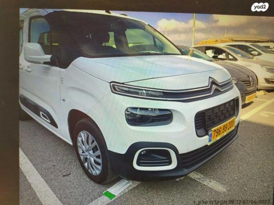 סיטרואן ברלינגו דור 3 (2018 ואילך) Shine אוט' דיזל 5 מק' 1.5 (130 כ''ס) דיזל 2020 למכירה בראשון לציון
