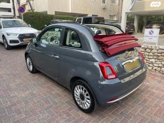 פיאט 500C Popstar אוט' 1.2 (69 כ"ס) בנזין 2021 למכירה בהרצליה