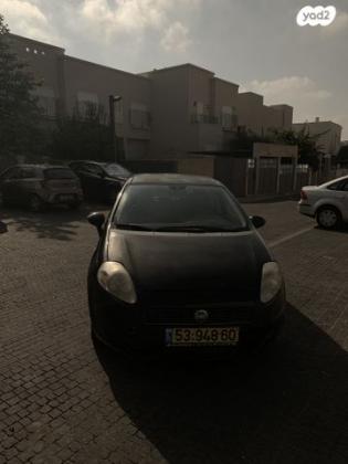 פיאט פונטו גרנדה (דור III) Active Plus רובוטית 1.4 (75 כ''ס) בנזין 2007 למכירה בקדימה צורן