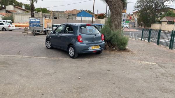 ניסאן מיקרה Visia אוט' 1.2 (80 כ''ס) בנזין 2016 למכירה בנתיבות