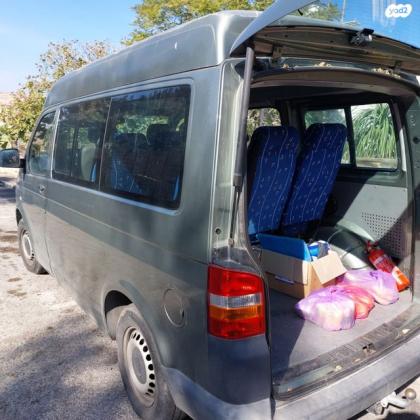 פולקסווגן טרנספורטר מסחרי/נוסעים קצר אוט' דיזל 3 מק' 3 דל' 2.5 (130 כ''ס) דיזל 2008 למכירה ברמלה