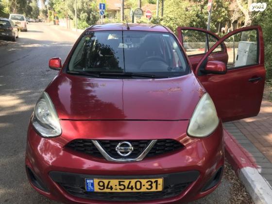 ניסאן מיקרה Visia ידני 1.2 (80 כ''ס) בנזין 2014 למכירה בנתניה