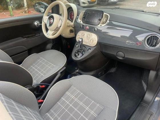 פיאט 500C Popstar אוט' 1.2 (69 כ"ס) בנזין 2021 למכירה בהרצליה