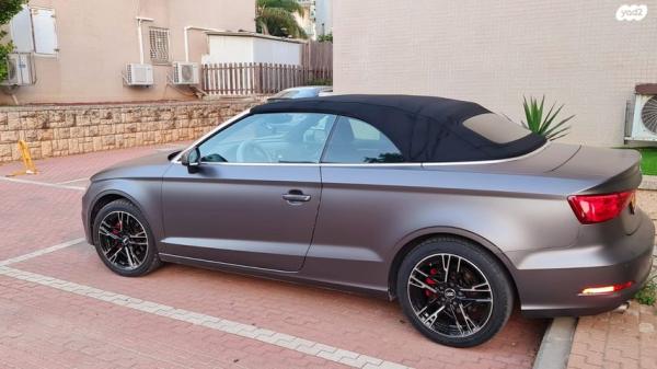 אאודי A3 קבריולט אוט' 1.4 (125 כ"ס) בנזין 2015 למכירה בראשון לציון