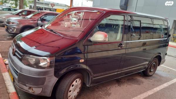 פולקסווגן טרנספורטר מסחרי/נוסעים Delivery Van קצר אוט' דיזל 3 מק' 2.0 (140 כ''ס) דיזל 2012 למכירה בכפר חב"ד
