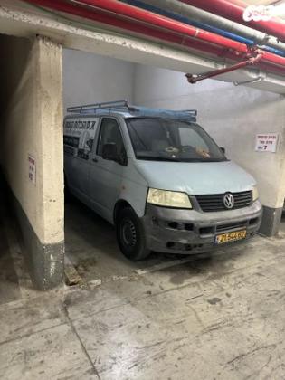 פולקסווגן טרנספורטר מסחרי/נוסעים קצר אוט' דיזל 3 מק' 3 דל' 2.5 (130 כ''ס) דיזל 2007 למכירה בירושלים