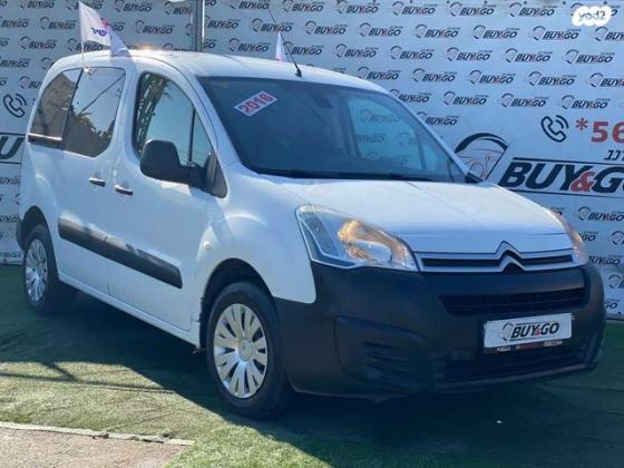 סיטרואן ברלינגו דור 2 (2008-2019) Comfort ידני דיזל 4 דל' 1.6 (75 כ"ס) דיזל 2016 למכירה בנתניה