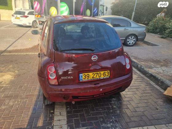 ניסאן מיקרה Acenta אוט' 1.4 (90 כ''ס) בנזין 2008 למכירה באלעד