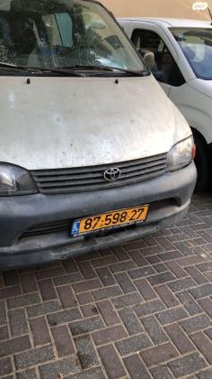 טויוטה הייאס קצר STD אוט' דיזל 2.4 (90 כ''ס) דיזל 1999 למכירה ברחובות