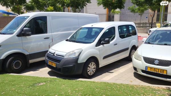 סיטרואן ברלינגו דור 2 (2008-2019) Comfort ידני דיזל 4 דל' 1.6 (75 כ"ס) דיזל 2016 למכירה בבאר יעקב