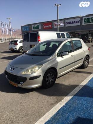 פיג'ו 307 XT טיפטרוניק 5 דל' 1.6 (110 כ"ס) בנזין 2007 למכירה באילת