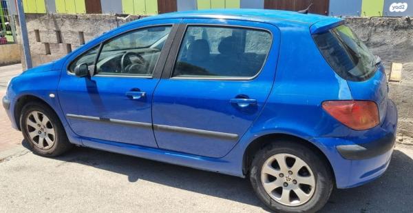 פיג'ו 307 XT טיפטרוניק 5 דל' 1.6 (110 כ"ס) בנזין 2003 למכירה בקרית ים