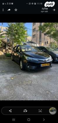 טויוטה קורולה GLI אוט' 1.6 (132 כ''ס) [2016 ואילך] בנזין 2018 למכירה בירושלים