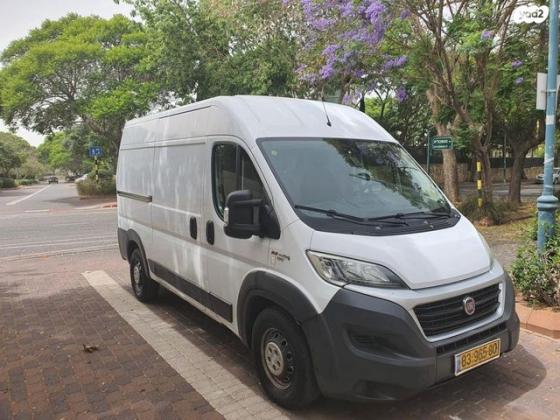 פיאט דוקאטו ארוך גבוה סגור ידני דיזל 3 מק' 2.3 (130 כ"ס) דיזל 2017 למכירה בקדימה צורן