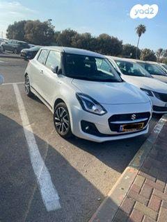 סוזוקי סוויפט GLX אוט' הייבריד 1.2 (83 כ"ס) בנזין 2021 למכירה בטירת כרמל