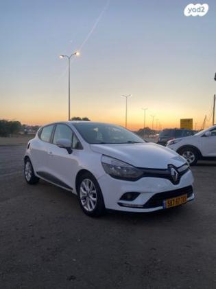 רנו קליאו דור 4 (2013-2019) Life אוט' 1.2 (118 כ''ס) בנזין 2018 למכירה בחולון