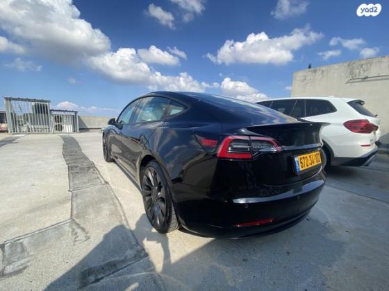 טסלה מודל 3 4X4 AWD Performance אוט' חשמלי (513 כ''ס) C חשמלי 2021 למכירה ביבנה