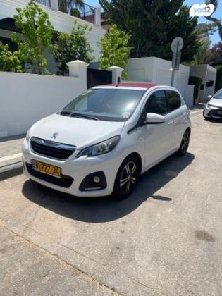 פיג'ו 108 Top Active רובוטית 1.0 (69 כ''ס) בנזין 2015 למכירה בתל אביב יפו