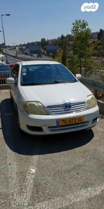 טויוטה קורולה Sun אוט' 1.6 (110 כ''ס) בנזין 2006 למכירה בירושלים