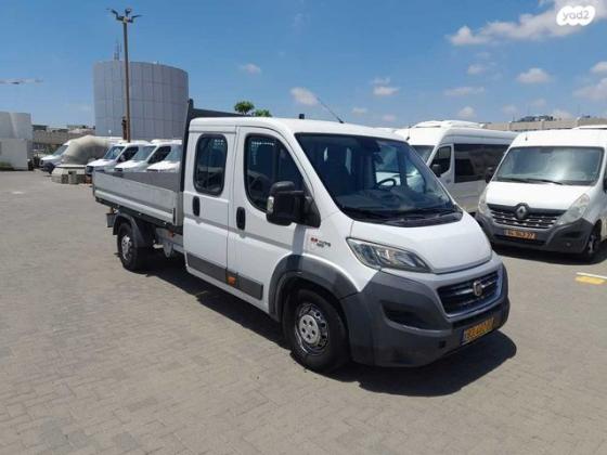 פיאט דוקאטו ארוך תא כפול+ארגז ידני דיזל 2.3 (150 כ"ס) דיזל 2017 למכירה בראש העין