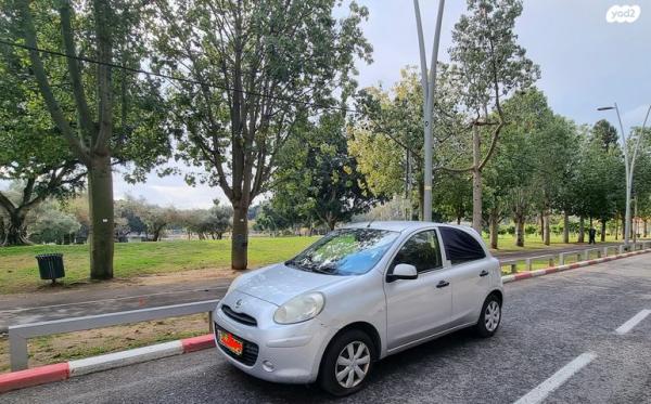 ניסאן מיקרה Visia אוט' 1.2 (80 כ''ס) בנזין 2012 למכירה ברמת גן
