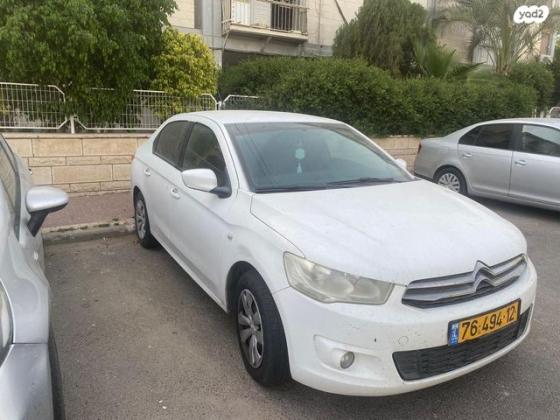 סיטרואן C אליזה Comfort PK אוט' 1.6 (115 כ"ס) בנזין 2013 למכירה בבאר שבע