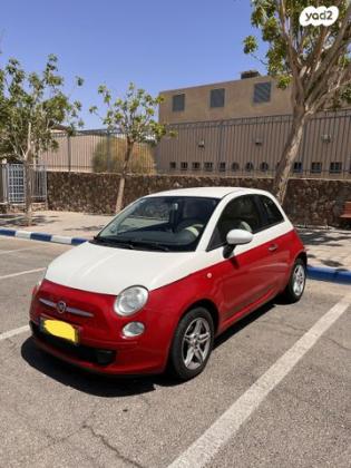 פיאט 500 Pop אוט' 1.2 (69 כ"ס) [2009-2014] בנזין 2013 למכירה באילת