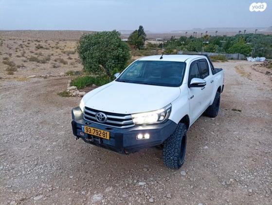 טויוטה היילקס 4X4 4X4 Adventure דאבל קבינה אוט' דיזל 2.4 (150 כ''ס) דיזל 2017 למכירה במדרשת בן גוריון
