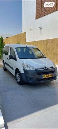 סיטרואן ברלינגו דור 2 (2008-2019) Comfort ידני דיזל 4 דל' 1.6 (75 כ"ס) דיזל 2017 למכירה בבאר שבע