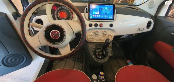 פיאט 500C Convertibile גג בד רובוטית 1.2 (69 כ''ס) בנזין 2013 למכירה במעלות תרשיחא