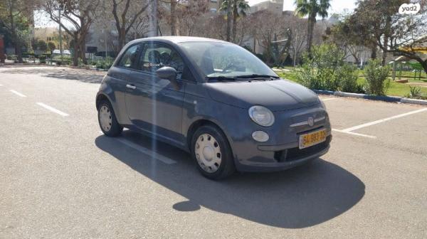 פיאט 500 Pop אוט' 1.2 (69 כ"ס) [2009-2014] בנזין 2014 למכירה בנתניה
