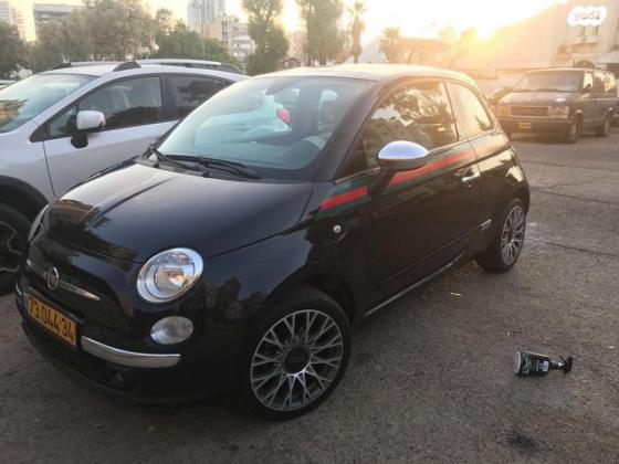 פיאט 500 Lounge דואולוג'יק 1.2 (69 כ"ס) בנזין 2015 למכירה בנתניה
