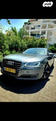 אאודי A8 4X4 Long אוט' 4.0 (435 כ''ס) בנזין 2016 למכירה בירושלים