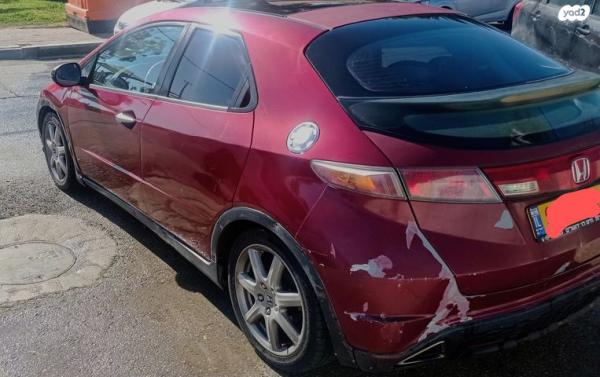 הונדה סיוויק האצ'בק החדשה Sport אוט' 1.8 (140 כ''ס) בנזין 2007 למכירה באשדוד