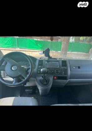 פולקסווגן טרנספורטר מסחרי/נוסעים קצר אוט' דיזל 3 מק' 4 דל' 2.5 (130 כ''ס) דיזל 2008 למכירה באלעד