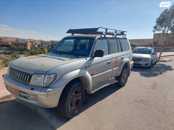 טויוטה לנד קרוזר פרדו ארוך 4X4 STD אוט' דיזל 8 מק' 3.0 (163 כ''ס) דיזל 2002 למכירה בירוחם