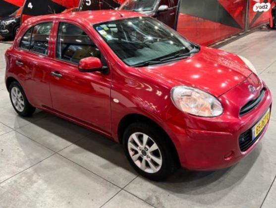 ניסאן מיקרה Visia אוט' 1.2 (80 כ''ס) בנזין 2013 למכירה בקרית אונו