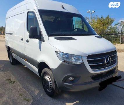 מרצדס ספרינטר מסחרי 519 L3H2 ארוך גבוה 5 טון אוט' דיזל 2.0 (170 כ"ס) דיזל 2023 למכירה בשוהם