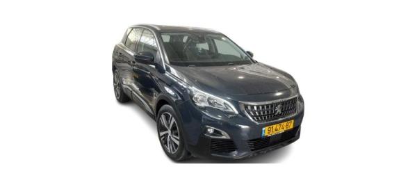 פיג'ו 3008 Active Blue Hdi אוט' דיזל 1.6 (120 כ"ס) דיזל 2017 למכירה ב