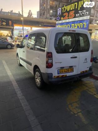 סיטרואן ברלינגו דור 2 (2008-2019) Comfort ידני דיזל 4 דל' 1.6 (75 כ"ס) דיזל 2016 למכירה בבת ים