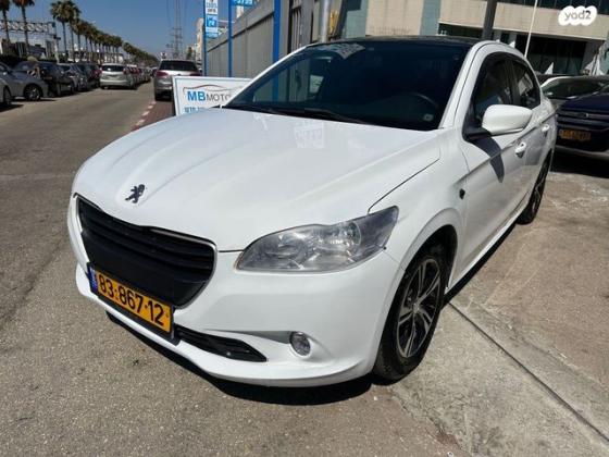 פיג'ו 301 Active אוט' 1.6 (115 כ"ס) בנזין 2013 למכירה בחיפה