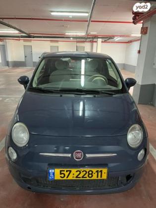 פיאט 500 Pop אוט' 1.2 (69 כ"ס) [2009-2014] בנזין 2013 למכירה בחולון